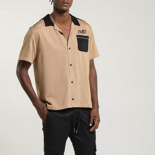 Chemise Bowling - Caramel/Black - Mixte