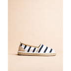 Alpargatas planas Brestoise - Blanco Beige - Hombre