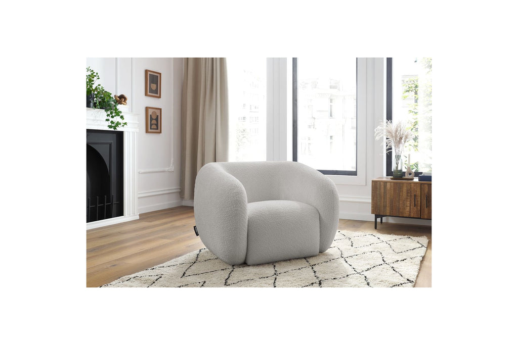 CÉLINE - Sillón - Tejido bouclé