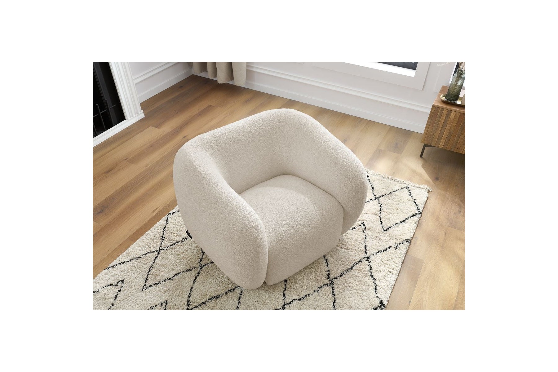 CÉLINE - Sillón - Tejido bouclé