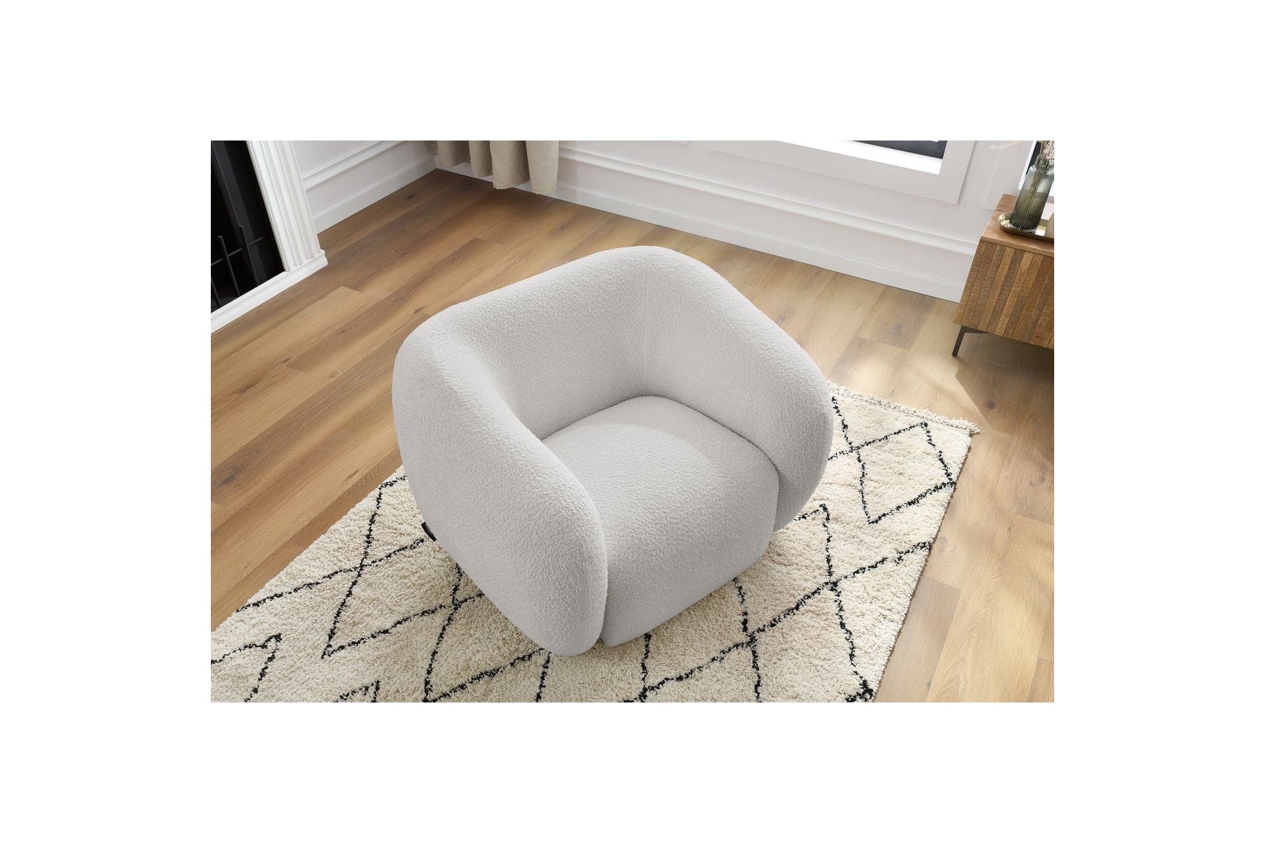CÉLINE - Sillón - Tejido bouclé
