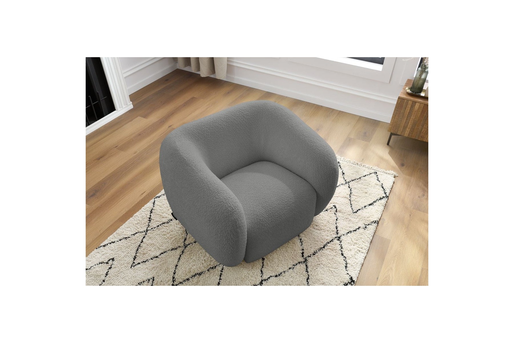 CÉLINE - Sillón - Tejido bouclé