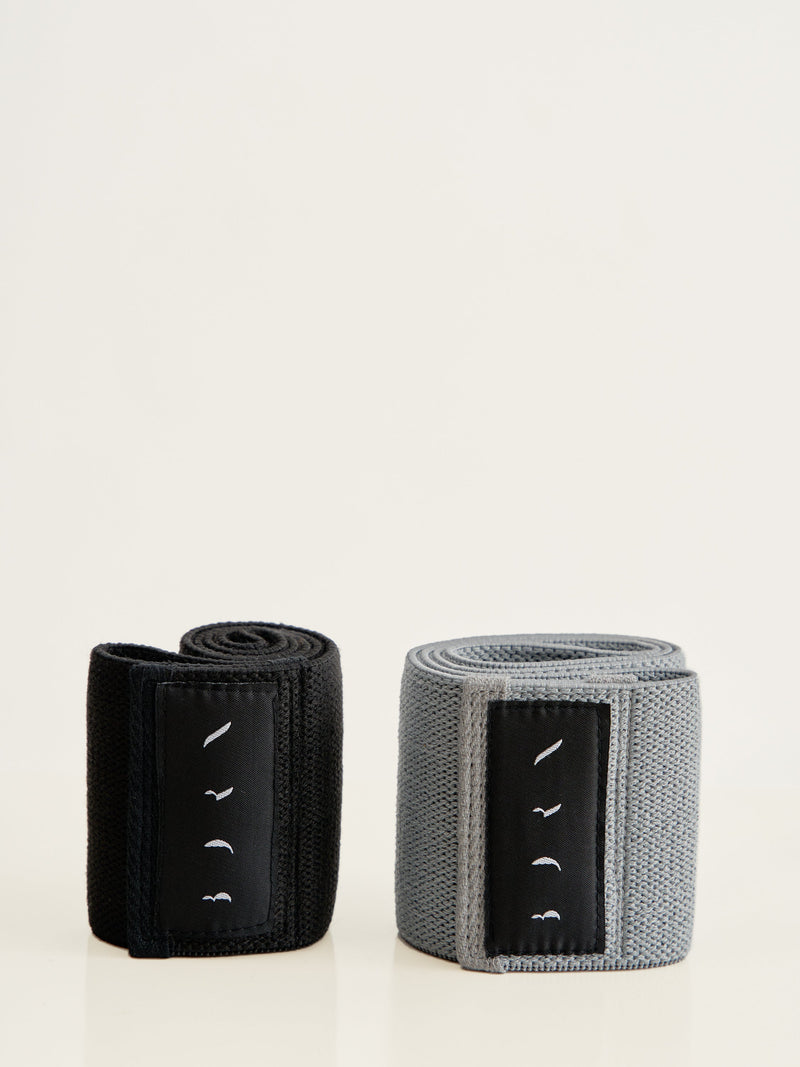 Ensemble De Bandes De Résistance Bandes Élastiques - Noir Et Gris Moyen - Femme