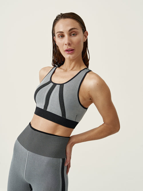 Brassière Lama - Noir/Blanc - Femme