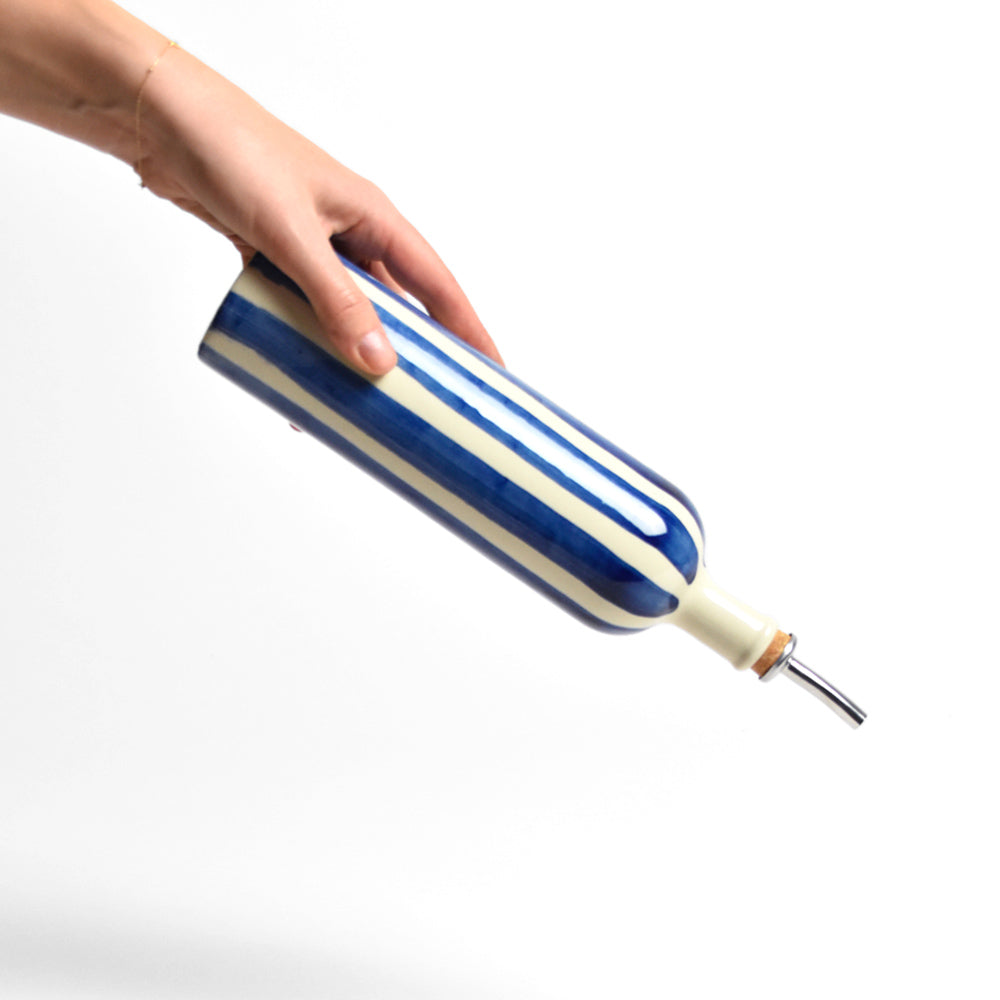 Oil Bottle - Linhas Blue