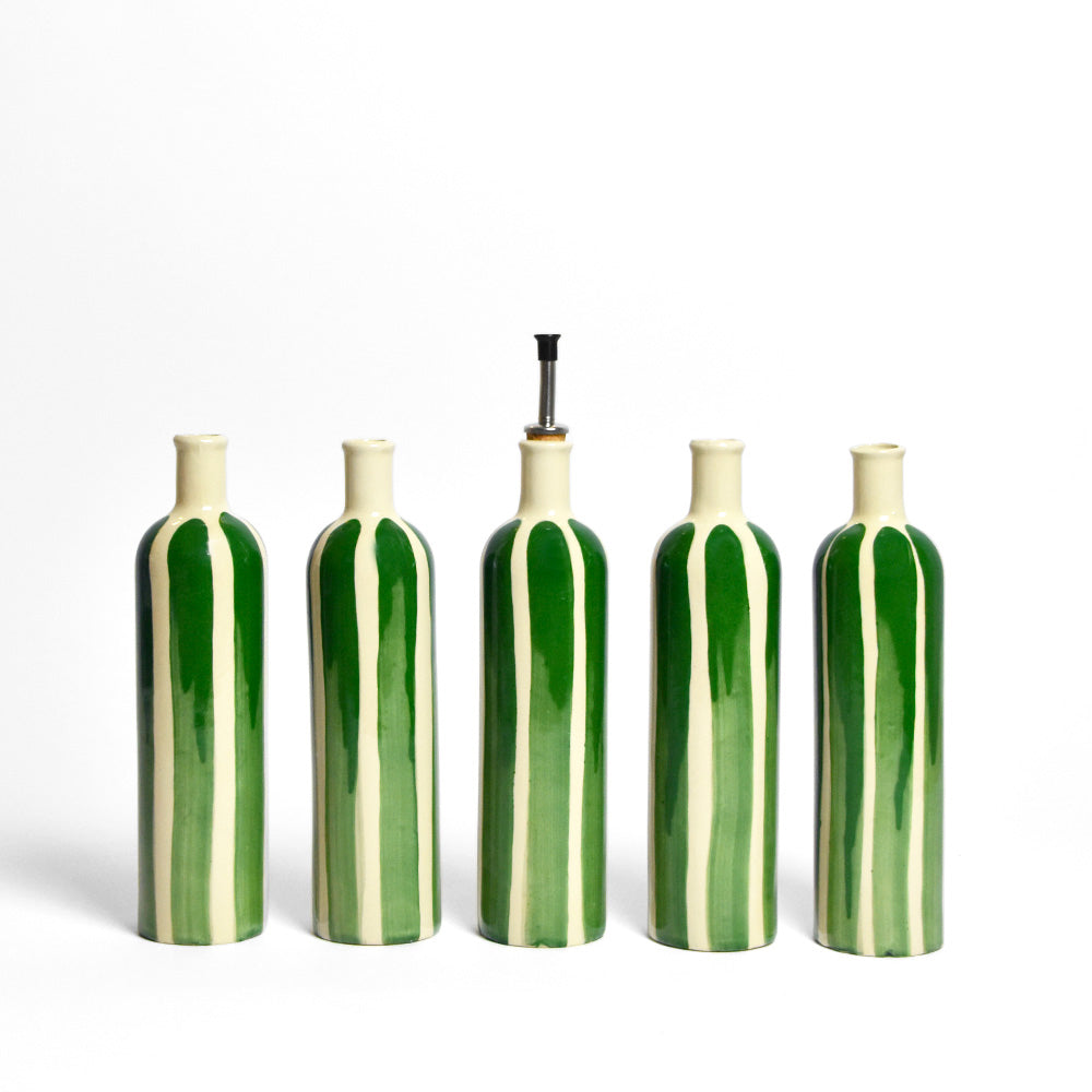 Oil Bottle - Linhas Green