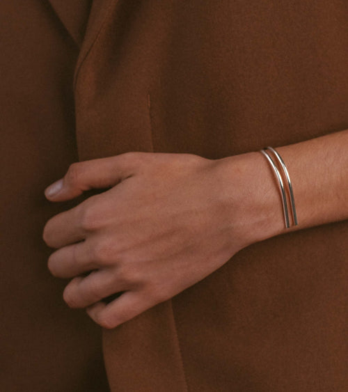 L'Origine Reversible U Bracelet - Sterling Silver