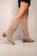 Bottes Valentina - Beige