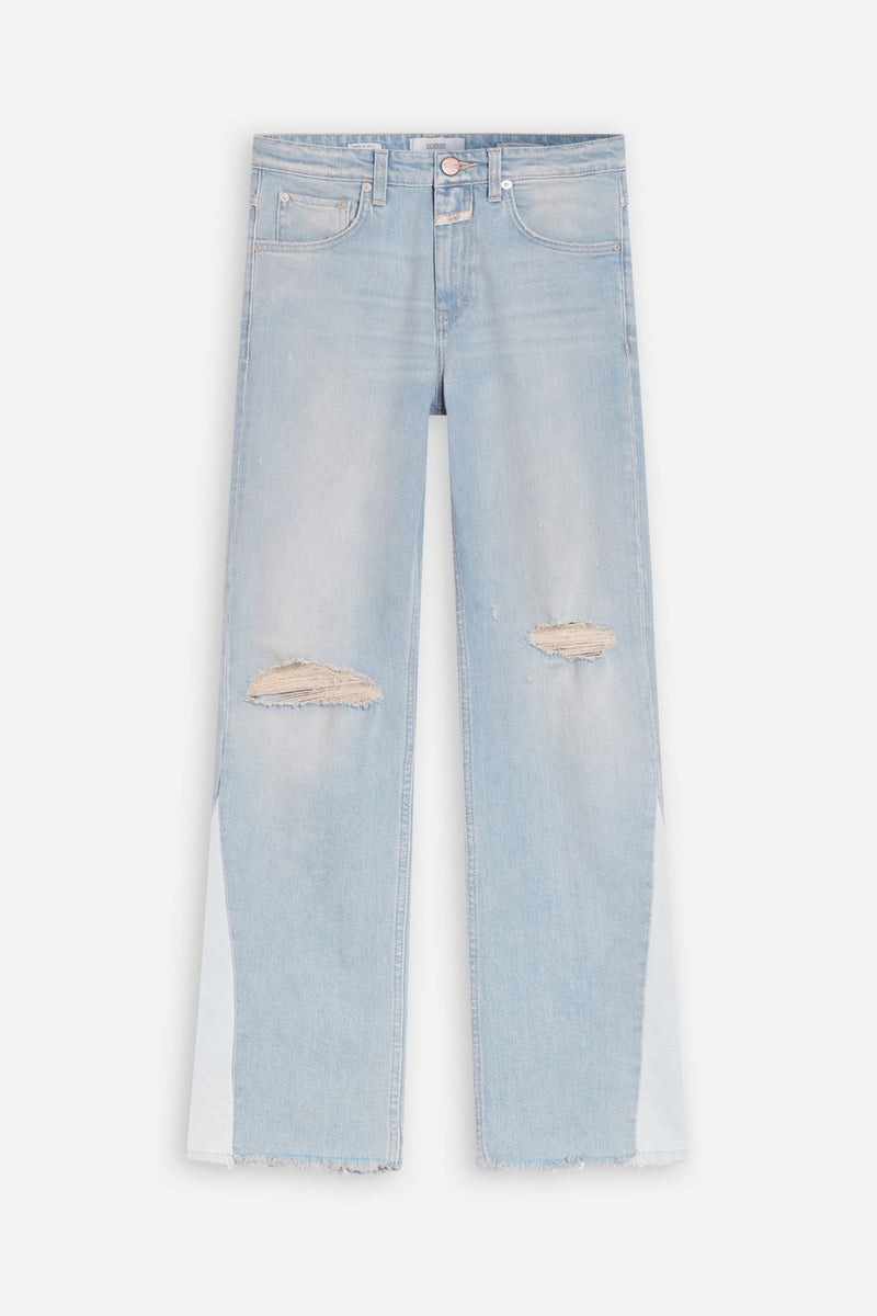 Closed - Jean Slim En Coton Biologique - Bleu Clair - Femme
