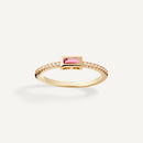 Pink Baguette ring