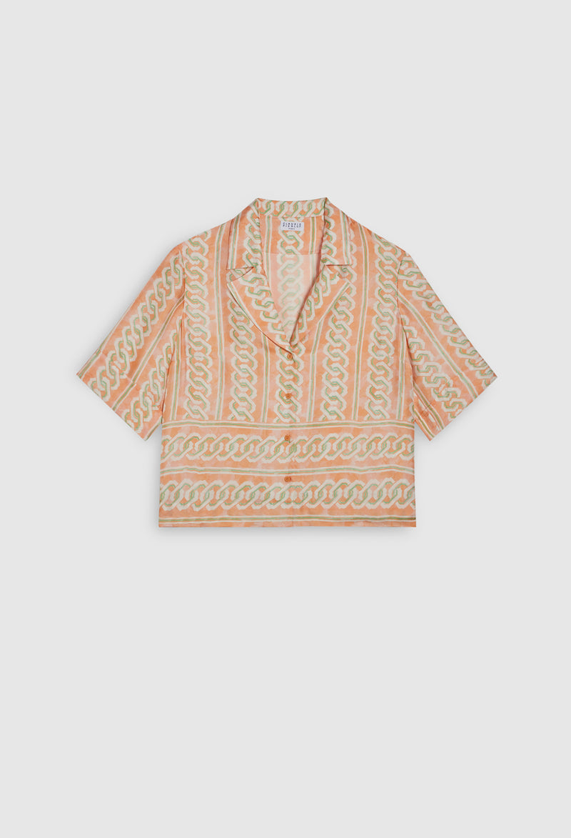 Claudie Pierlot - Camisa Curiositemaillon - Print Clair