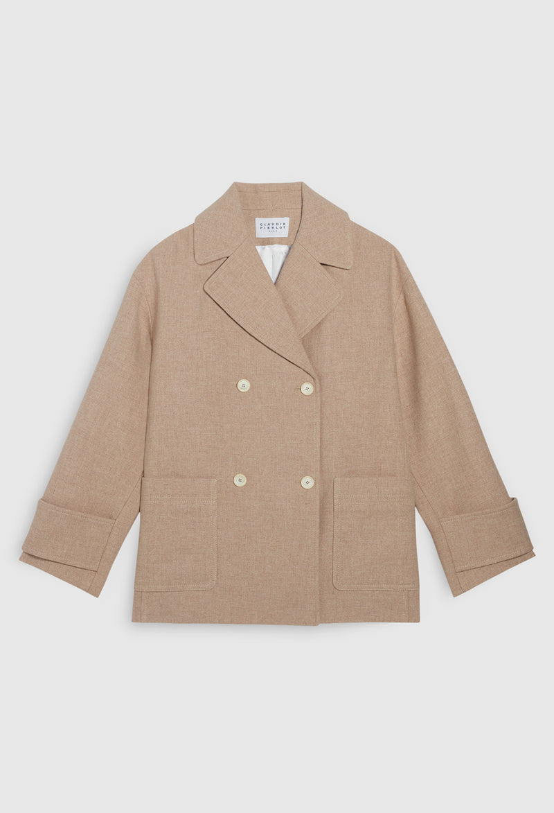 Claudie Pierlot - Manteau Gingembre - Sable