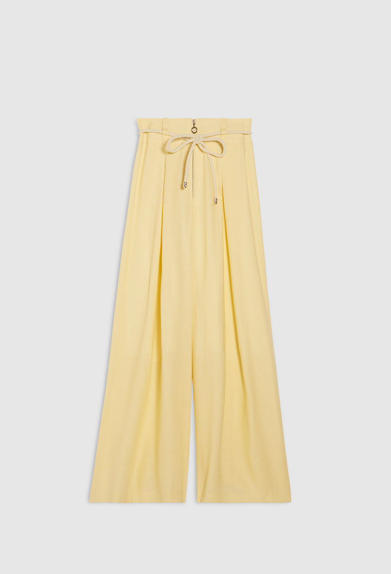 Claudie Pierlot - Pantalon Polie - Jaune Pale