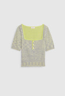 Claudie Pierlot - Mohi Knit Top - Tilleul