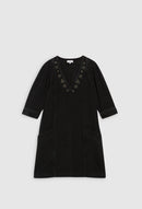 Claudie Pierlot - Vestido Roma Jean - Negro