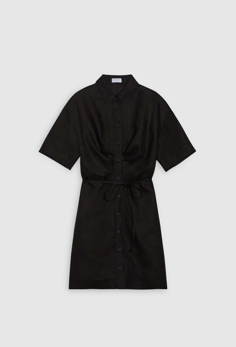 Claudie Pierlot - Robe Courte Resille - Noir