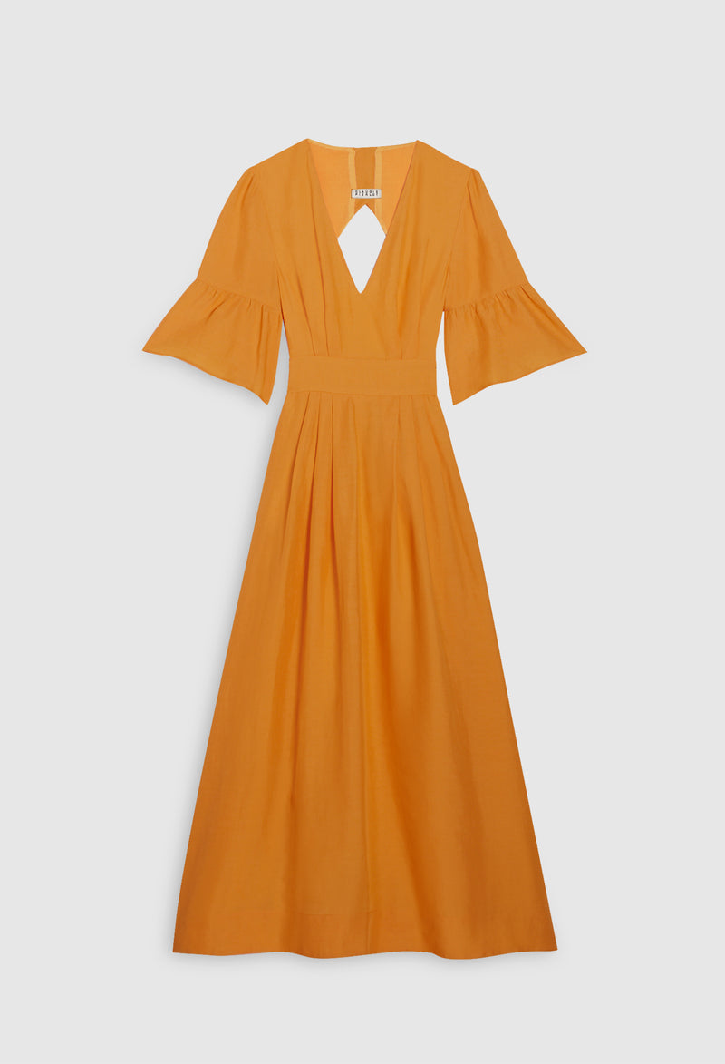 Claudie Pierlot - Rivabella dress - Golden yellow