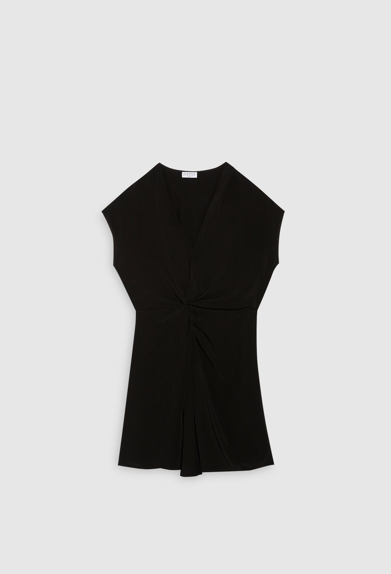 Claudie Pierlot - Vestido Raya - Negro