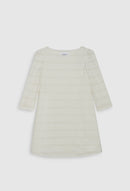 Claudie Pierlot - Vestido Bordado Rififi - Crudo