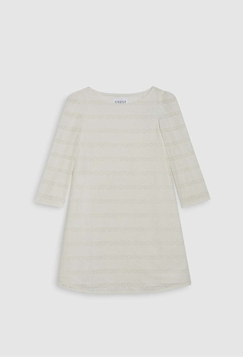 Claudie Pierlot - Rififi Embroidery Dress - Ecru