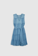 Claudie Pierlot - Robe Rixe - Bleu Ciel