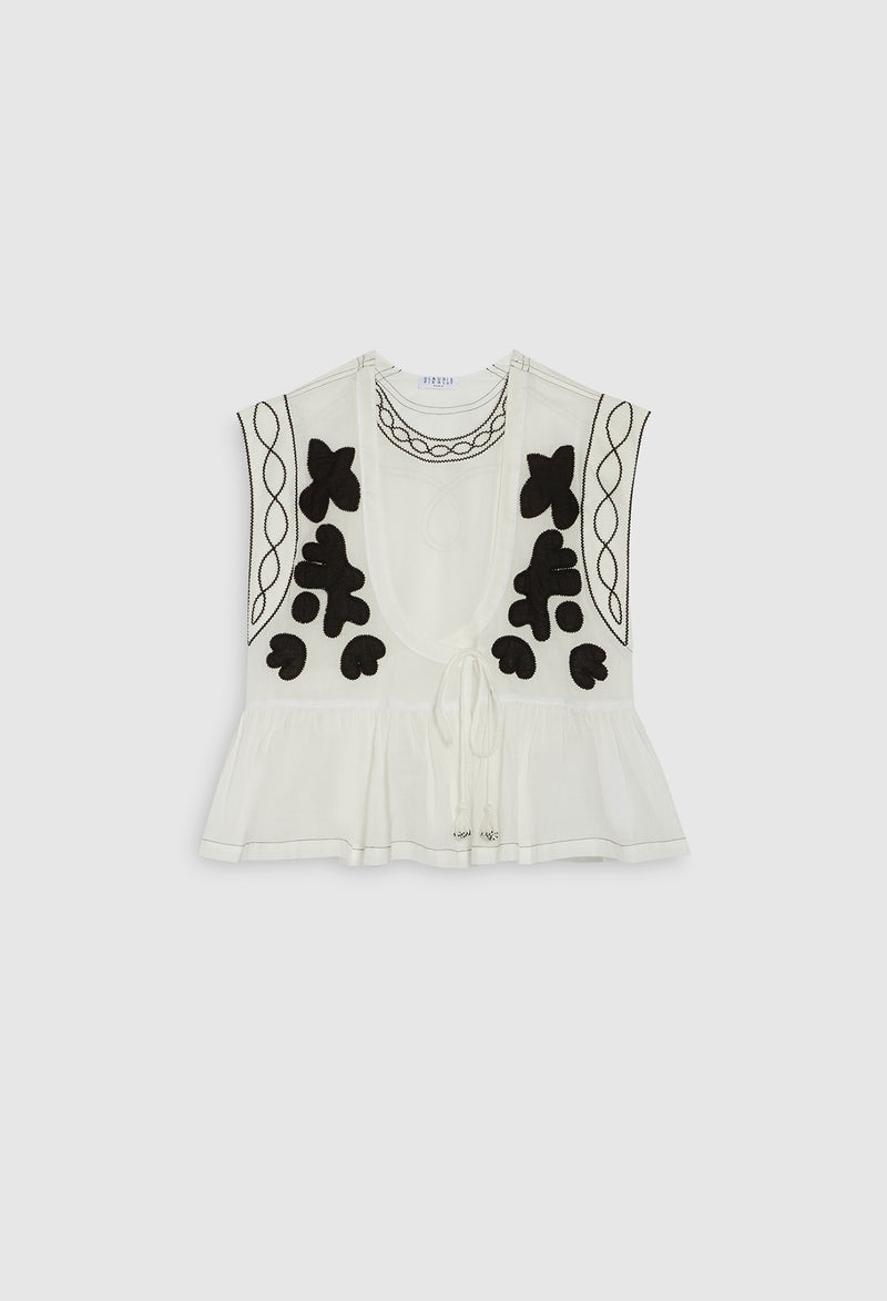 Claudie Pierlot - Bento top - Ecru