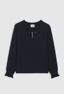 Claudie Pierlot - Pretzel top - Marino