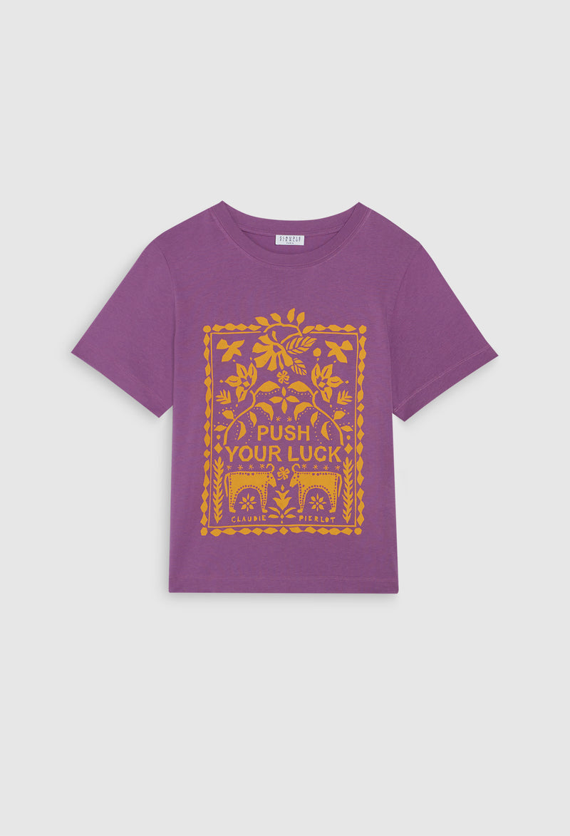 Claudie Pierlot - T-Shirt Tresor - Mauve