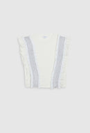 Claudie Pierlot - Camiseta Tosmock - Crudo