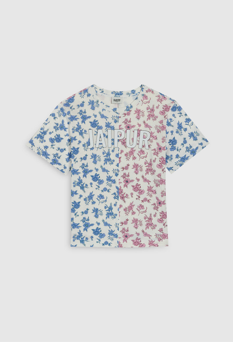 Claudie Pierlot - T-Shirt Tivoine - Print Clair