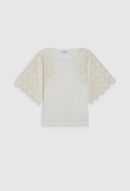 Claudie Pierlot - T-Shirt Takoma - Écru