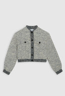 Claudie Pierlot - Bomber En Tweed Volley - Bicolore