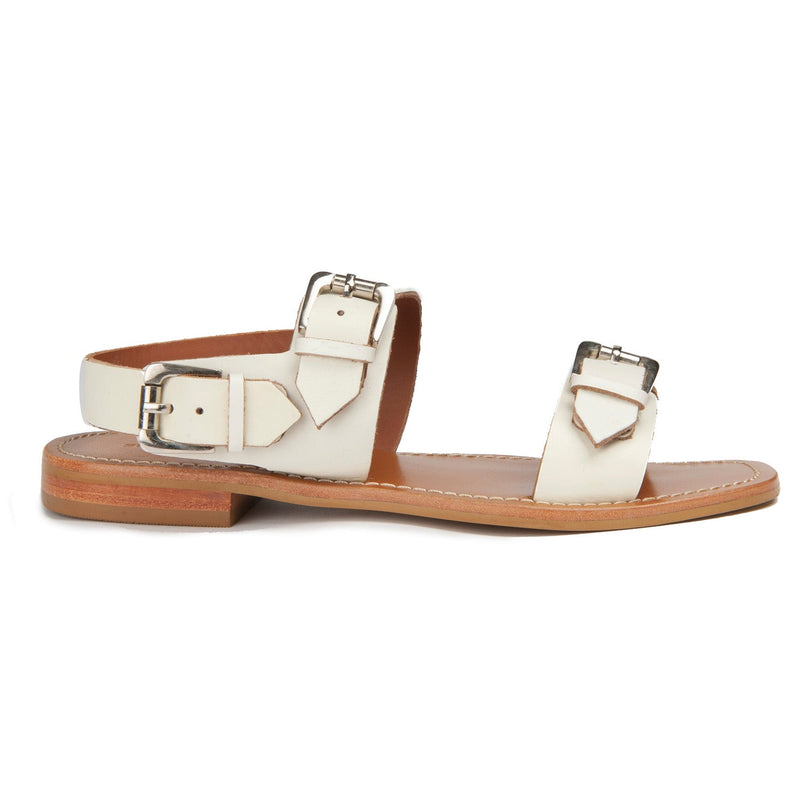 Couleur Pourpre - Sandales Chakma - Blanc