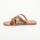 Calank - Mules Kineks - Tan / Gold