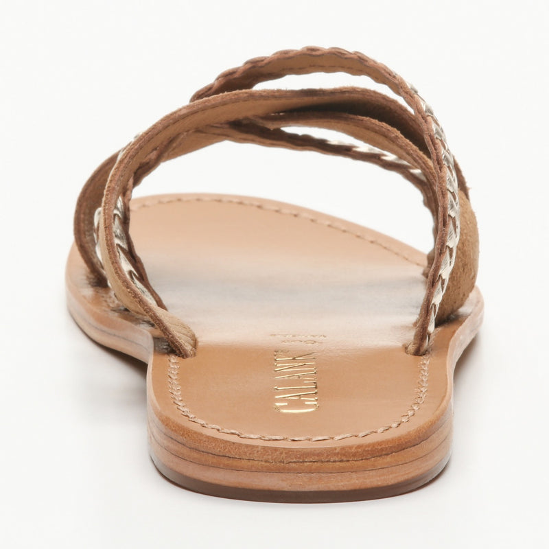 Calank - Mules Kineks - Tan / Gold