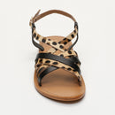 Calank - Sandales Tendances Hester - Black / Leopard