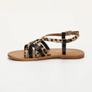 Calank - Sandales Tendances Hester - Black / Leopard