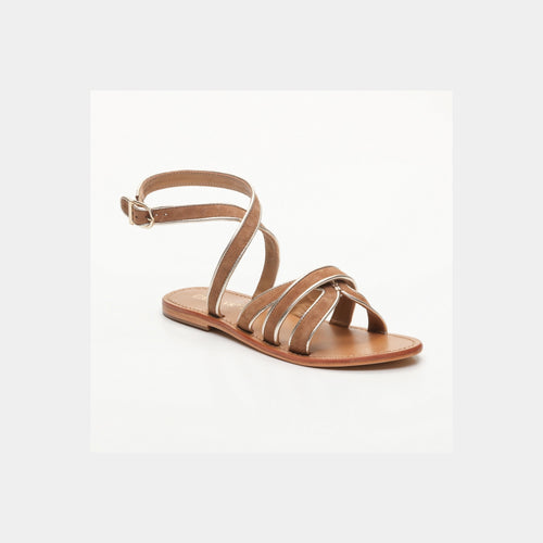 Calank - Sandales Essentielles Kaleena - Tan / Gold