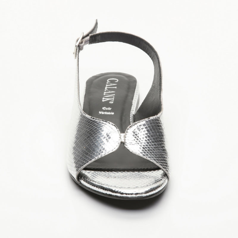 Calank - Sandales Tendances Ica - Silver Snake