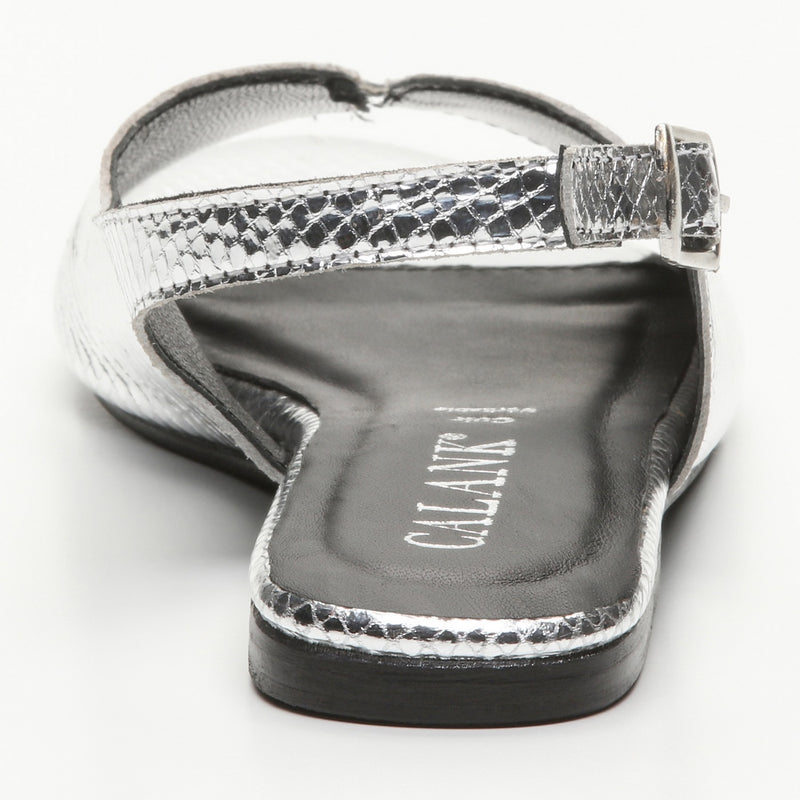 Calank - Sandales Tendances Ica - Silver Snake