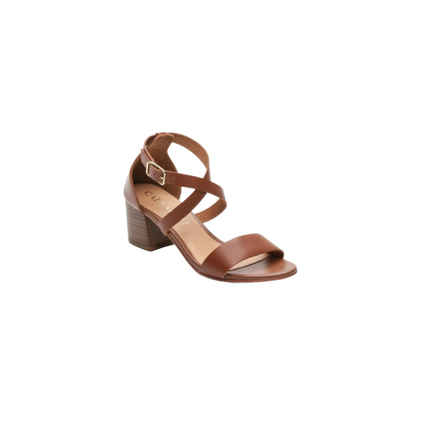 Sandalias De Tacón Idoa - Camel