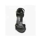 Xana Heeled Sandals - Black Croco