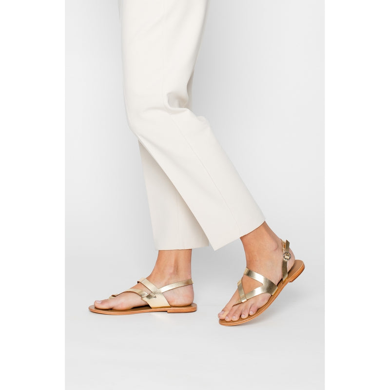 Calank - Sandales Entre-Doigts Mariona - Dark Gold