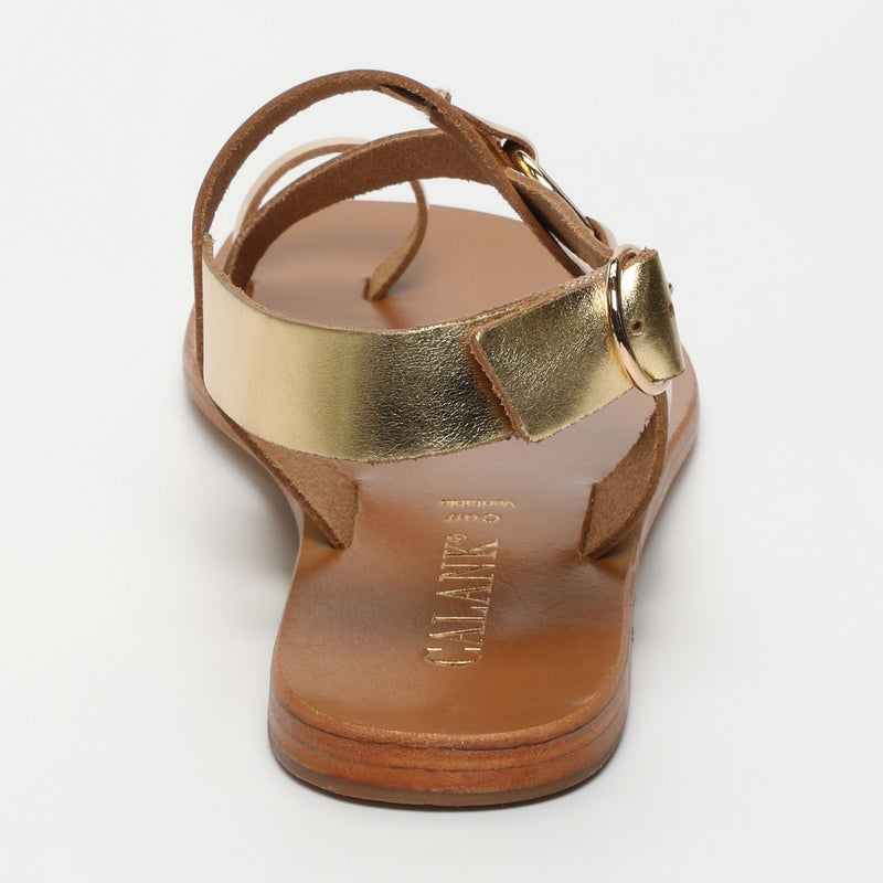 Calank - Sandales Tendances Gabriella - Dark Gold