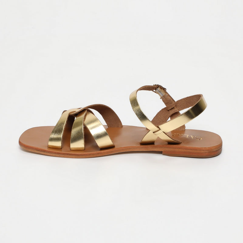 Calank - Sandales Tendances Autumn - Dark Gold