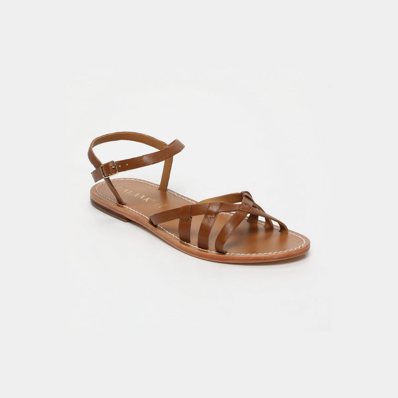 Calank - Sandales Tendances Natalia - Camel - Calank