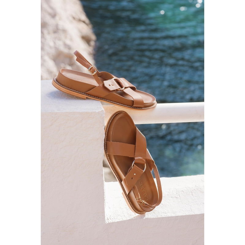 Calank - Sandales Tendances Eilani - Camel