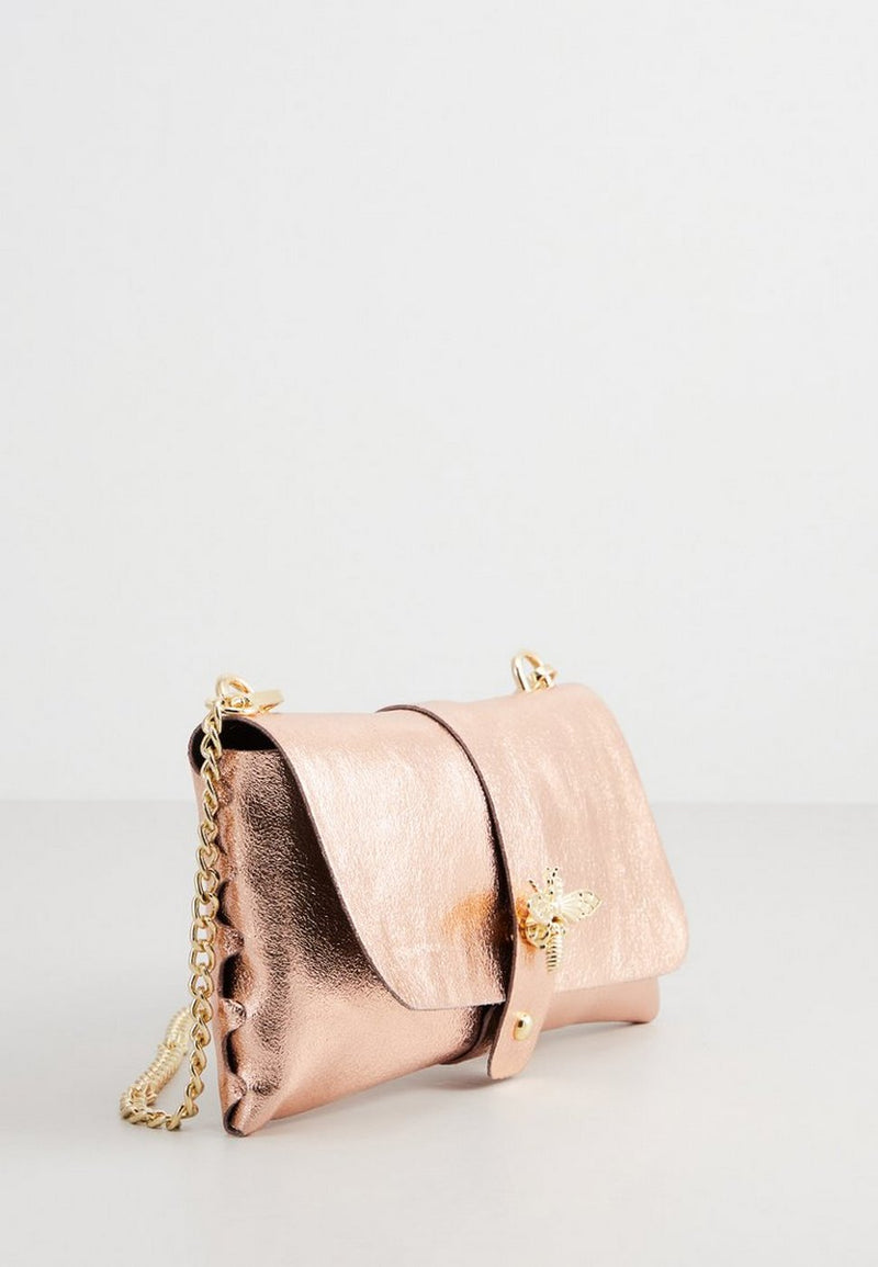 Sac Bandoulière Ivy - Rose Mettalique
