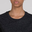 T-Shirt Crop Easy - Black - Femme