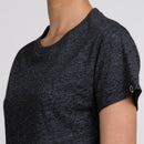 T-Shirt Crop Easy - Black - Femme